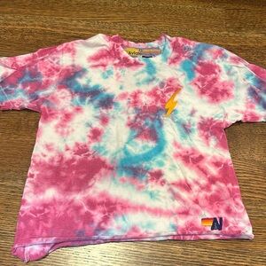 Aviator nation boyfriend T shirt . Tie-dye. Size extra small.
